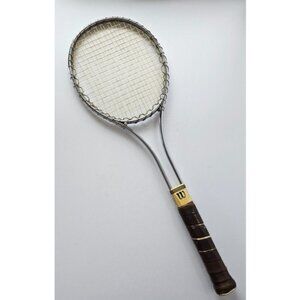 Vintage Wilson T2000 Wire Wrapped Aluminum Metal Tennis Racket racquet Made USA